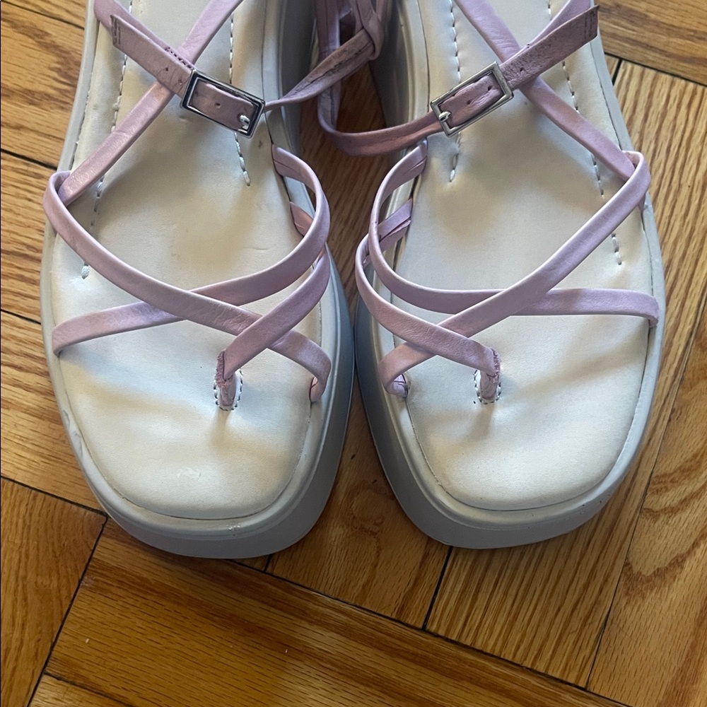 Vagabond Lilac Strappy Platform Sandals - Picture 8 of 12